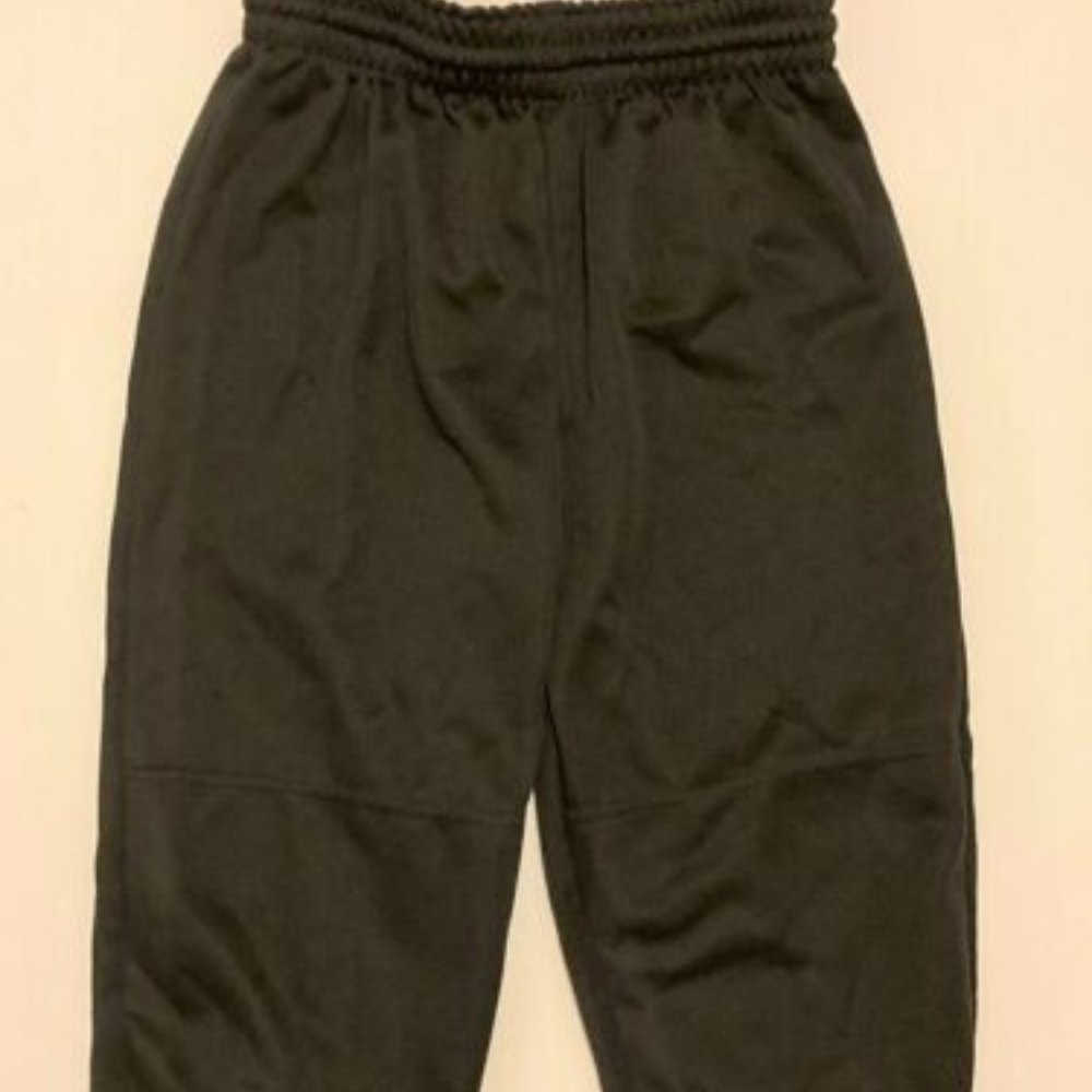 ADIDAS Youth Black Baseball/Softball Cropped Pants ~ Sz YS